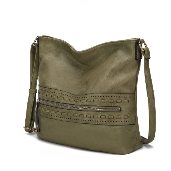 MKF Collection Jazmin Crossbody Handbag Vegan Leather Women by Mia K