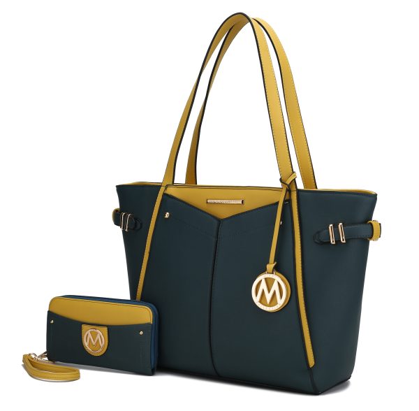 MKF Collection Morgan Tote Handbag Vegan Leather Women by Mia k
