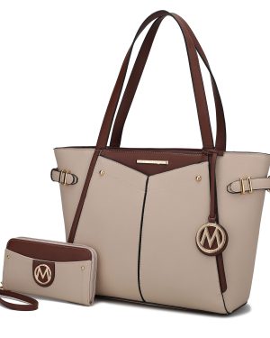 MKF Collection Morgan Tote Handbag Vegan Leather Women by Mia k
