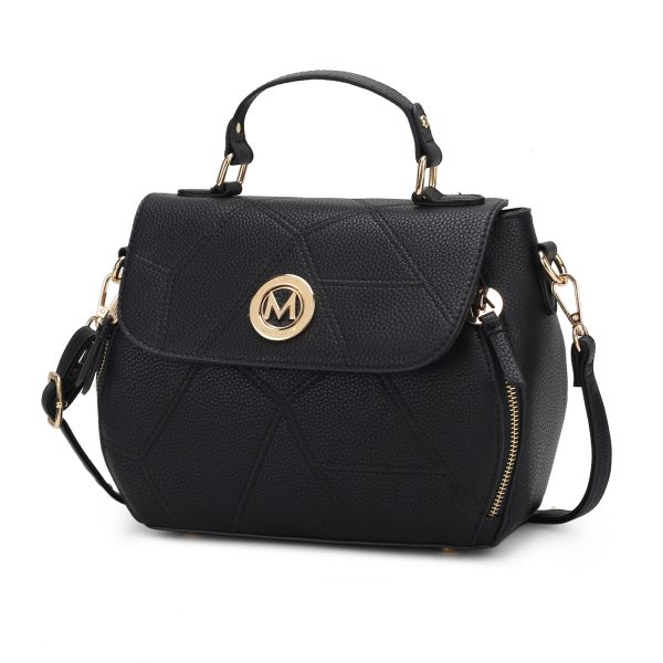MKF Collection Clementine Vegan Leather Women Satchel Bag by Mia K