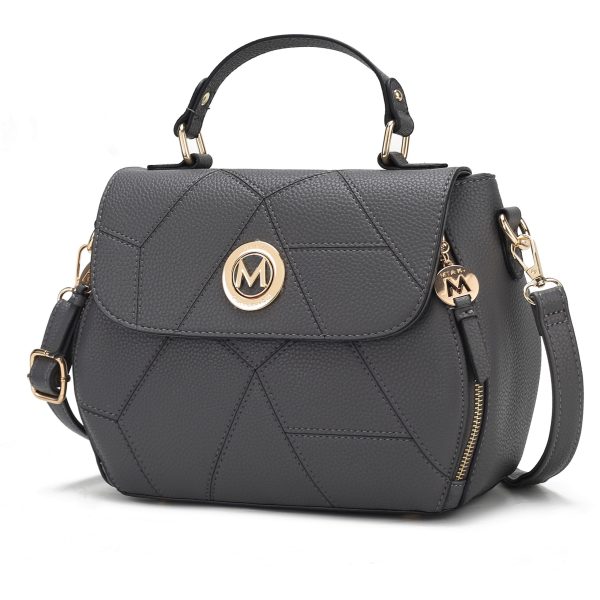 MKF Collection Clementine Vegan Leather Women Satchel Bag by Mia K
