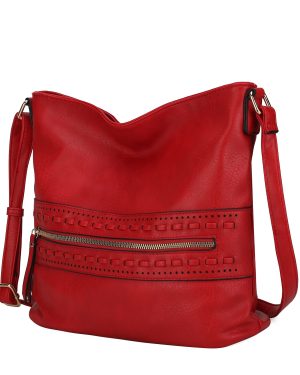 MKF Collection Jazmin Crossbody Handbag Vegan Leather Women by Mia K