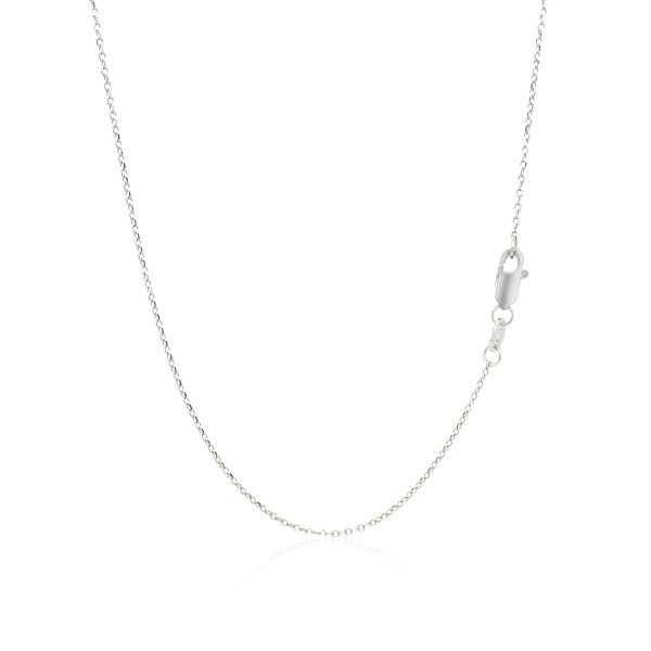 14k White Gold Diamond Embellished Cross Motif Necklace (.21cttw) 2