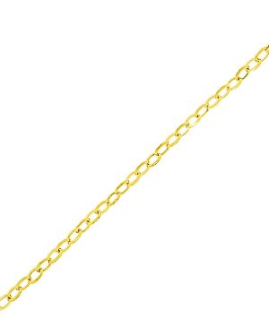 14k Yellow Gold Cable Chain Style Bracelet