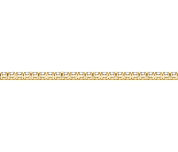 14k Yellow Gold Round Diamond Tennis Bracelet (2 cttw) 2