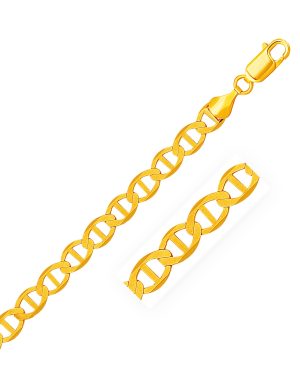 6.3mm 14k Yellow Gold Mariner Link Chain