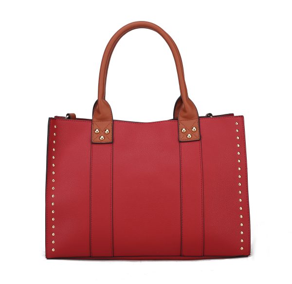 MKF Collection Davina Tote Handbag with wallet Vegan Leather Crossover Womens Purse by Mia K 59
